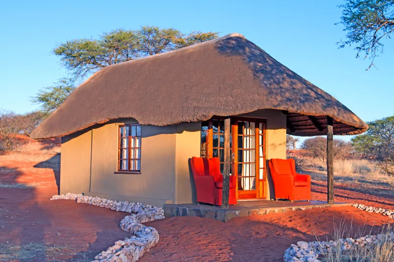 Kalahari lodge room