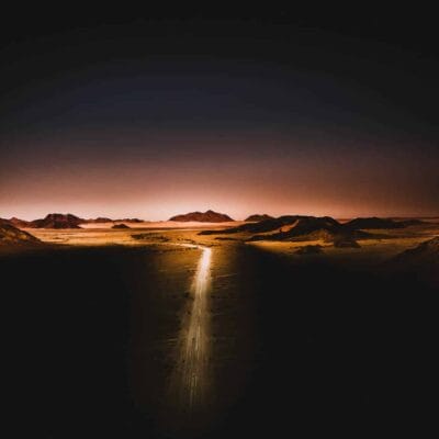 Namibia sky at dusk