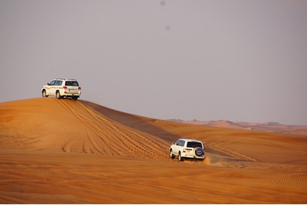 Dune driving in Namibia