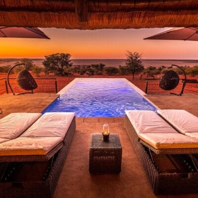 Bagatelle Lodge Kalahari swimming pool