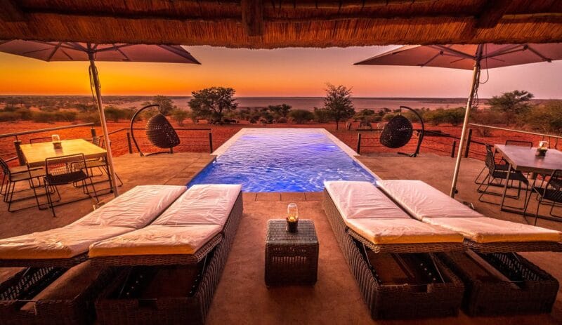Bagatelle Lodge Kalahari swimming pool