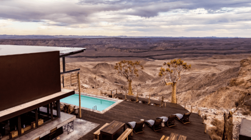 Fishriver lodge view