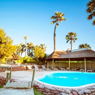 palmwag lodge swimming pool Gondwana