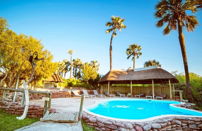 palmwag lodge swimming pool Gondwana