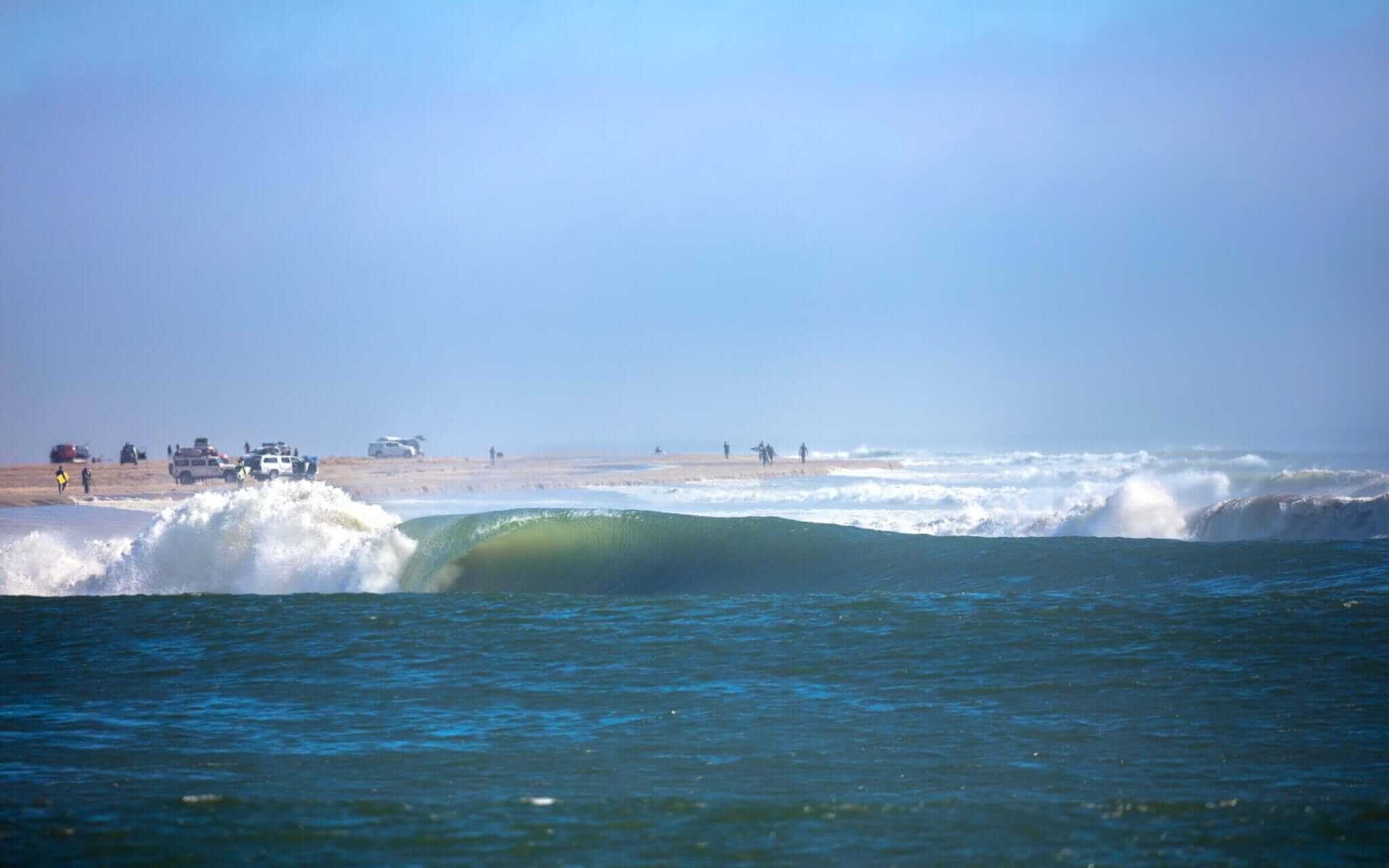 Surfing Namibia