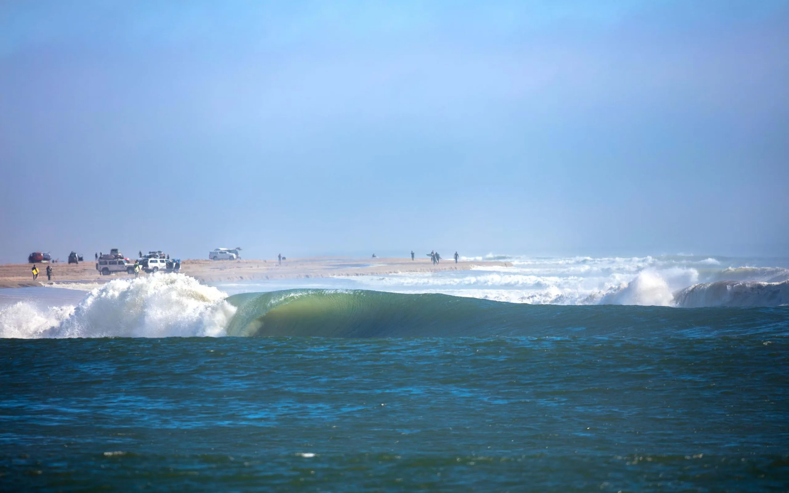 Surfing Namibia