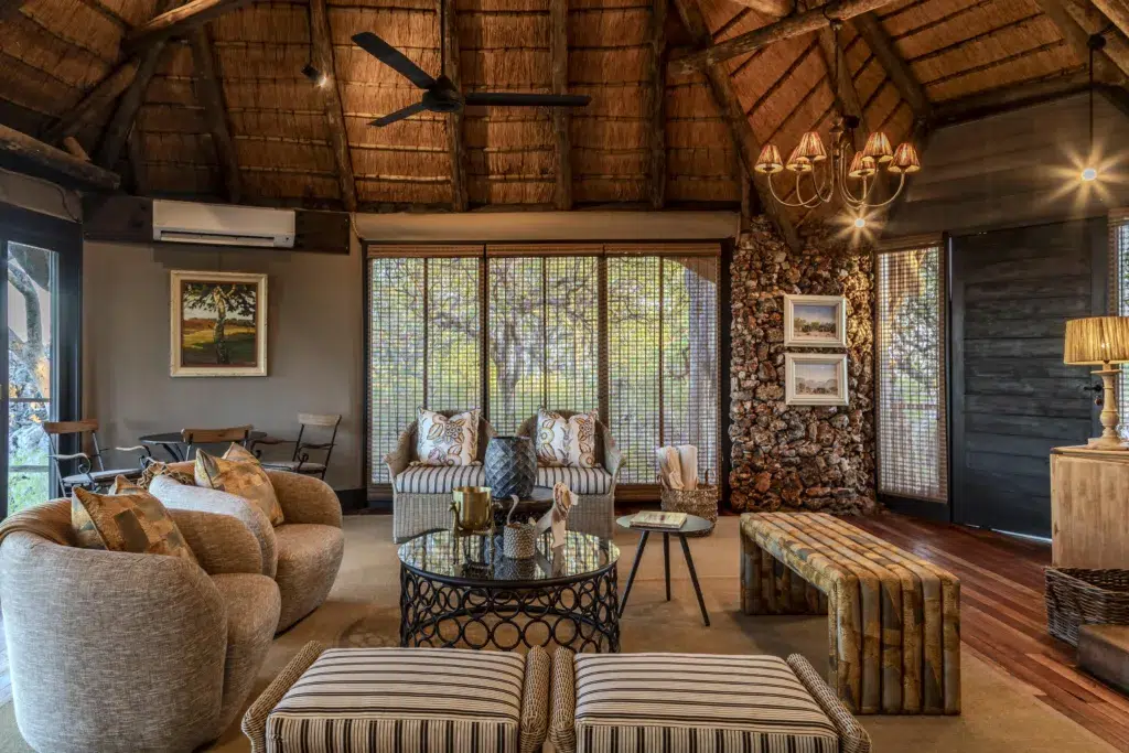 Little Ongava private living area