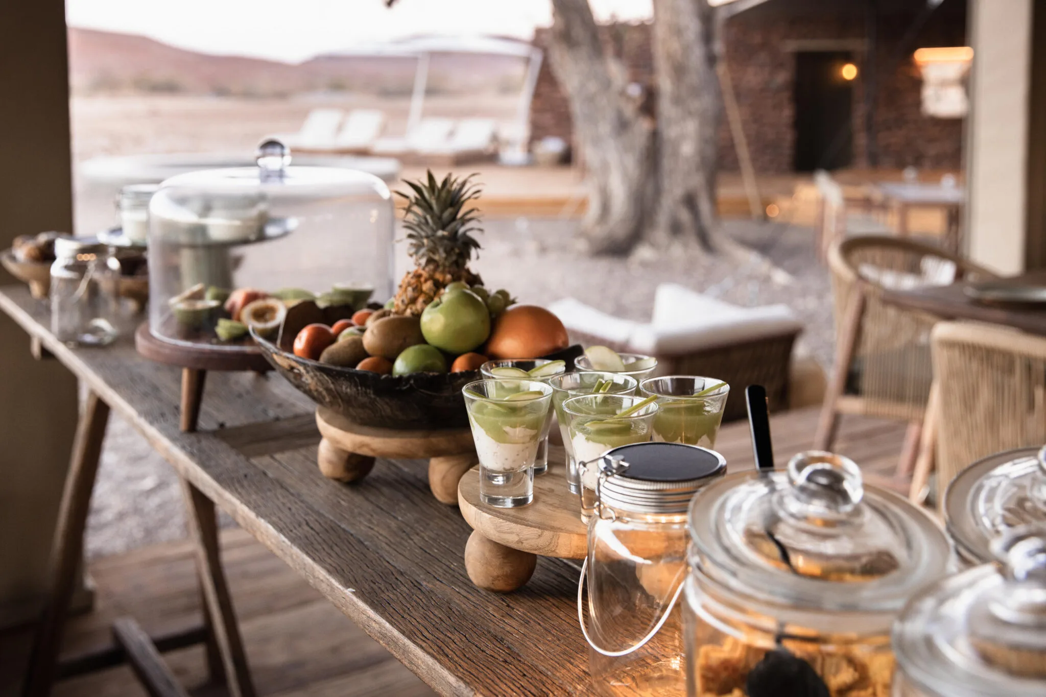 Desert Rhino camp lunch